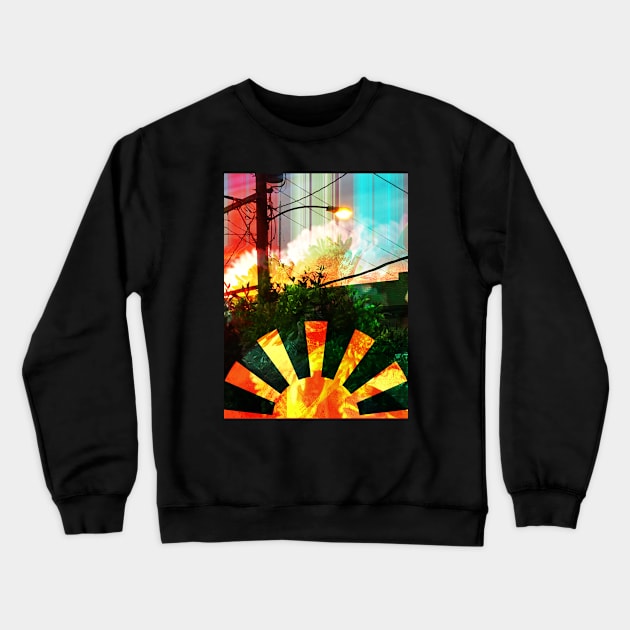 City Sunrise Crewneck Sweatshirt by L'Appel du Vide Designs by Danielle Canonico